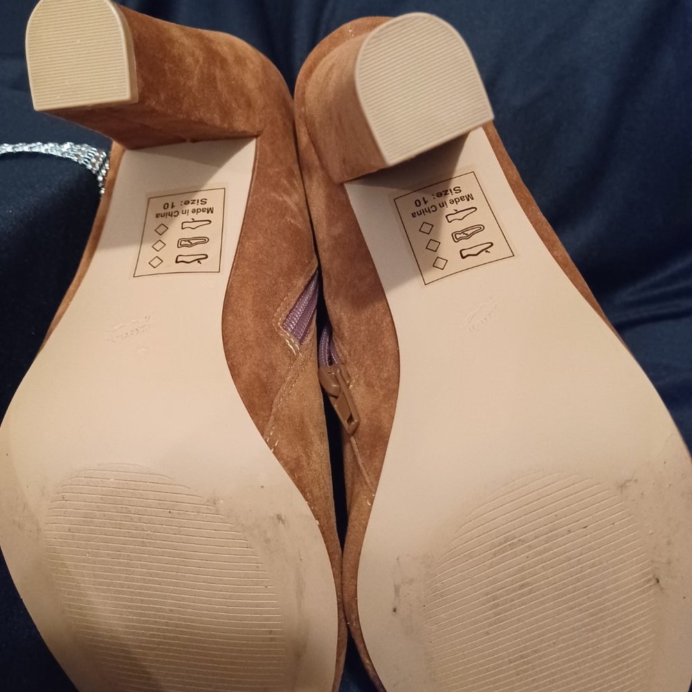 Open Toe Booties - Picture 3 of 7